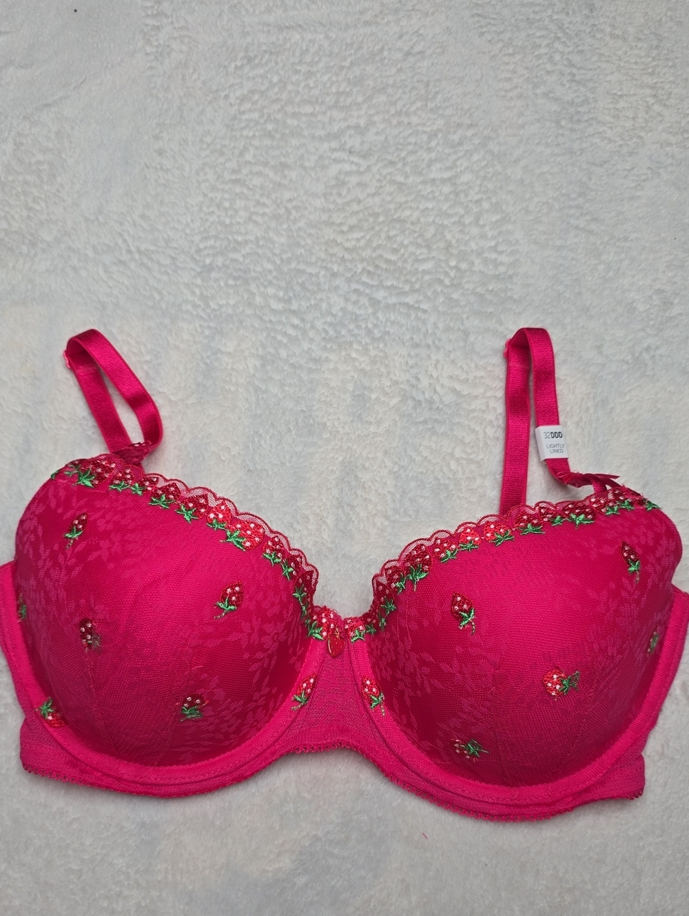 Victoria's Secret PINK Wink Lightly Lined Balconette Bra Sz 32DDD NWT - Picture 2 of 8